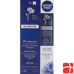 Klorane Bleuet Augencreme Roll-On 15ml + Lotion