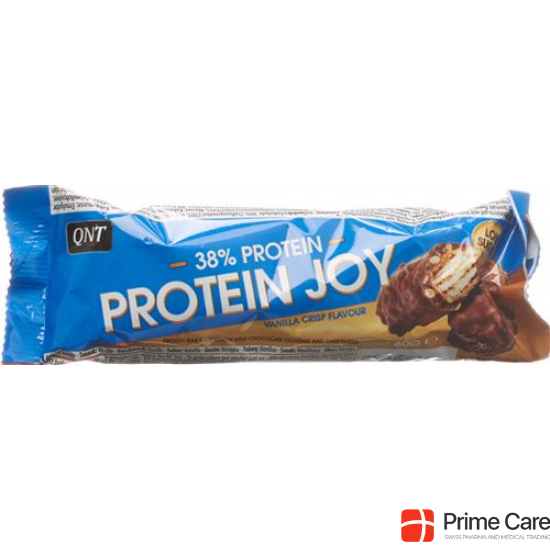 Qnt 38% Protein Joy Bar Low Sug Vani Cri 60g buy online