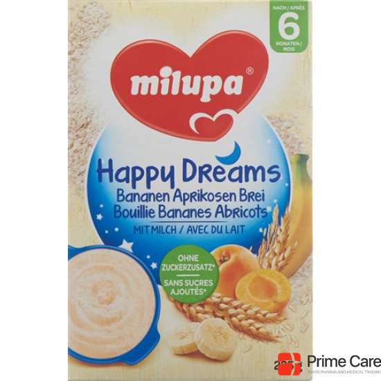 Milupa Happy Dreams Bananen Aprikosen Brei 225g buy online