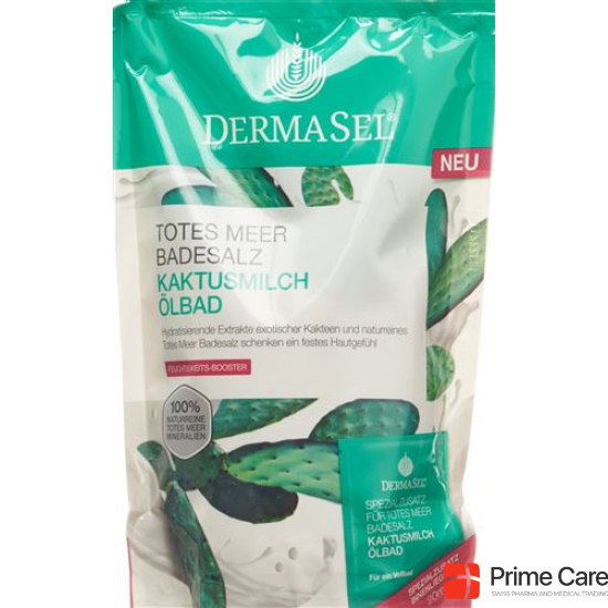 DermaSel Badesalz Kaktusmilch Beutel 400g buy online