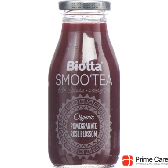 Biotta Smootea Granatapfel Rosenblüten 250ml buy online