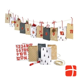 Herboristeria Adventskalender-Set Schwa-weiss-gold