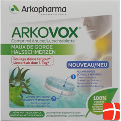 Arkovox Lutschtabletten 2-phasen Minze-Eukalypt 20 Stück