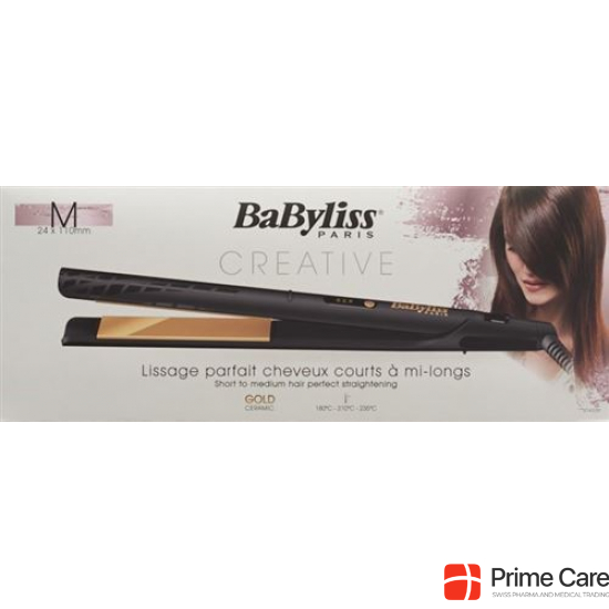 Babyliss hair straightener Gold Ceramic 24mm buy online