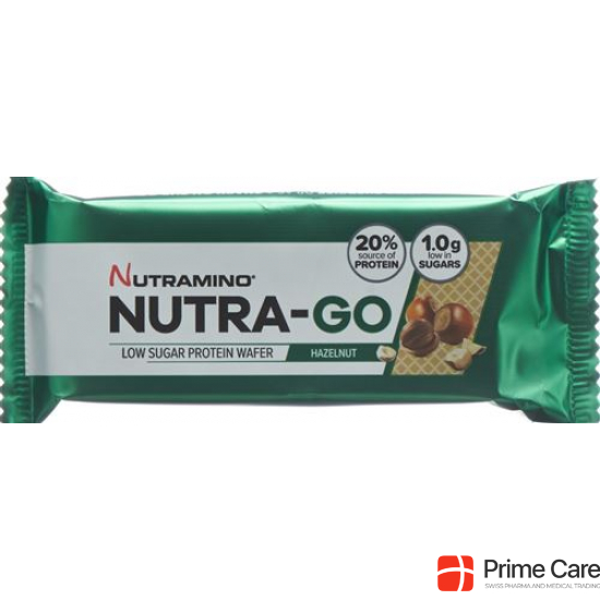 Nutramino Nutra-go Protein Wafer Hazeln 39g buy online