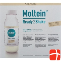 Moltein Ready2shake Vanille 6 Flasche 24g