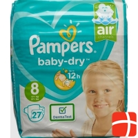 Pampers Baby Dry Grösse 8 17+kg Extra Large Spar 27 Stück