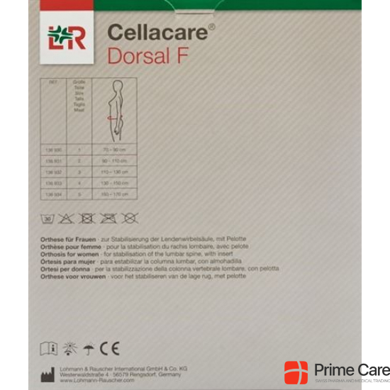 Cellacare Dorsal F Comfort Grösse 2 90-110cm buy online