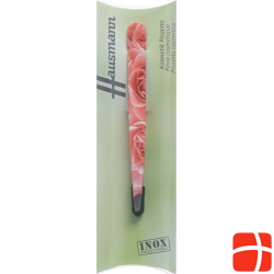 Hausmann Tweezers Slanted Roses Pink Design Roses