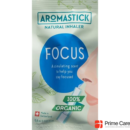 Aromastick Riechstift 100% Bio Focus buy online