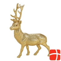 Herboristeria Dekofigur 39cm Hirsch Gold Gross
