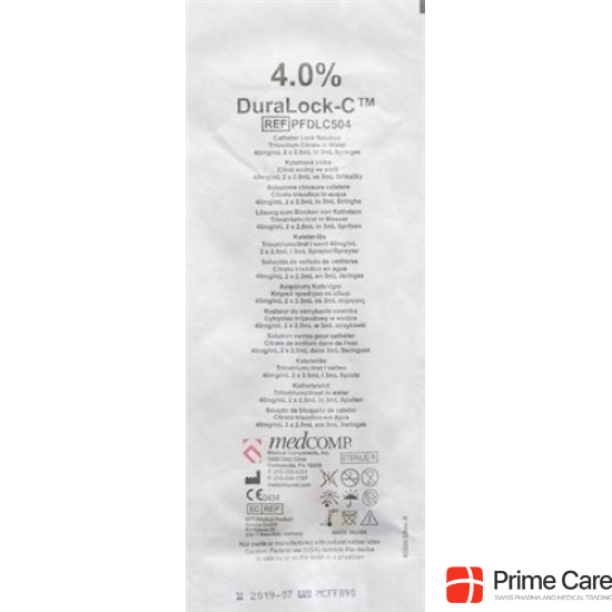 Duralock-c Pre-Filled Syrin 4% 2x2.5ml Set 30 Stück buy online
