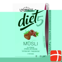 Layenberger Diet5 Muesli Himbeer-Erdbeer 5x 45g