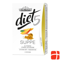 Layenberger Diet5 Suppe Curry-Mango 5x 50g