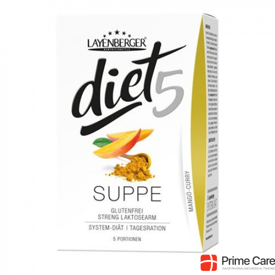 Layenberger Diet5 Suppe Curry-Mango 5x 50g buy online