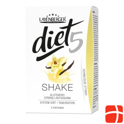 Layenberger Diet5 Shake Vanille 5x 47g