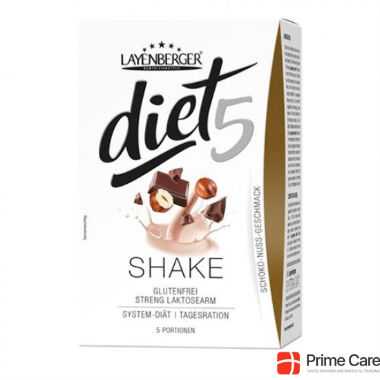 Layenberger Diet5 Shake Schoko-Nuss 5x 47g buy online
