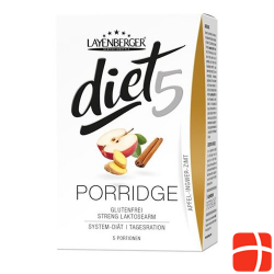 Layenberger Diet5 Porridge Apfel-ingw-zi 5x 50g