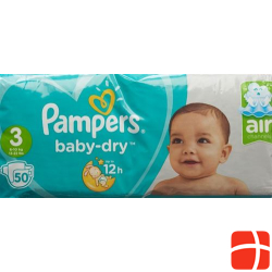 Pampers Baby Dry Grösse 3 6-10kg Midi Sparpack 52 Stück