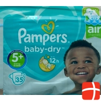 Pampers Baby Dry Gr5 + 12-17kg Junior Plus Savings Pack 36 pcs