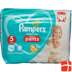 Pampers Baby Dry Pants Gr5 12-17kg Junior Saver Pack 37 pcs