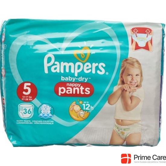 Pampers Baby Dry Pants Gr5 12-17kg Junior Saver Pack 37 pcs