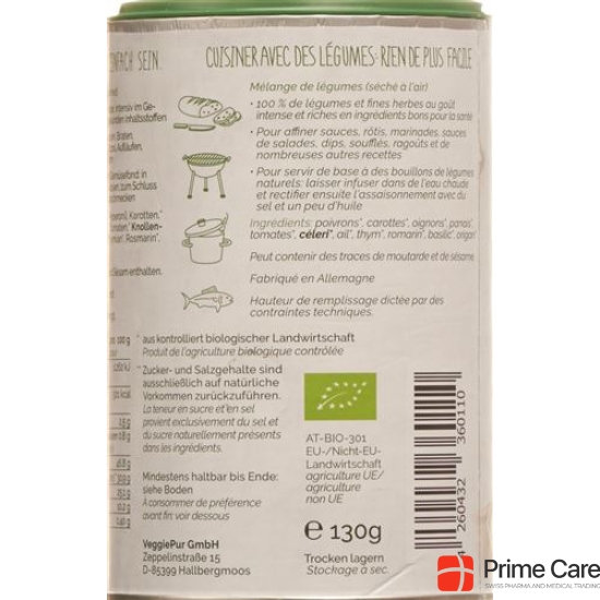 Veggiepur Gemüse-mix Mediterran 130g buy online