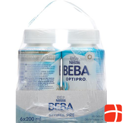 Beba Optipro Pre From birth ready to drink 6x 200ml