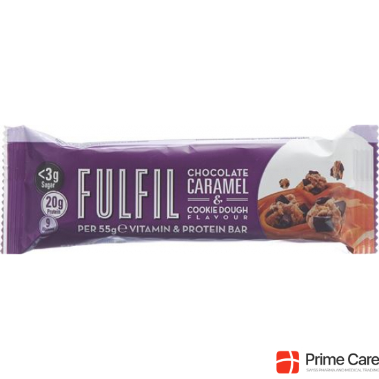 Fulfil Riegel Chocolate Caramel&cookie Dough 55g buy online