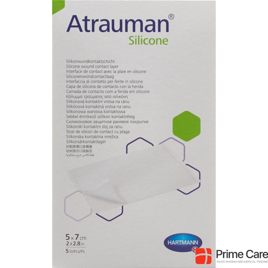 Atrauman Silicone 5x7cm Steril 5 Stück buy online