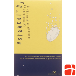 Osteocal D3 Brausetabletten 1200/800 20 Stück