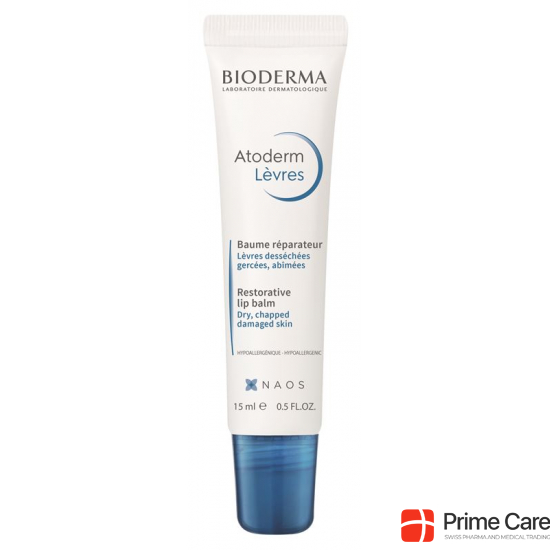 Bioderma Atoderm Levres Baume Reparateur 15ml buy online