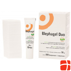 Blephagel Duo Gel 30g + 100 compresses