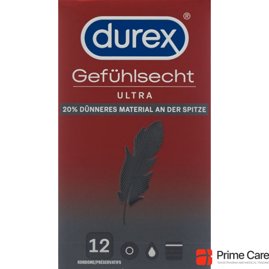 Durex Gefühlsecht Ultra Präservativ 12 Stück buy online