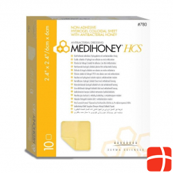 Medihoney Antibacterial Hcs 6x6cm 10 Stück