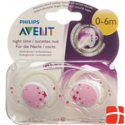 Avent Philips Schnul Ultra Air Ni 0-6m Gi Ster/kat