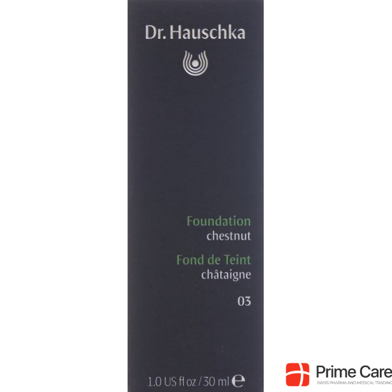 Dr. Hauschka Foundation 03 Chestnut (neu) 30ml buy online