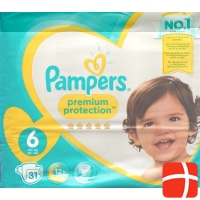 Pampers Premium Prot Grösse 6 15+kg Sparpack 31 Stück