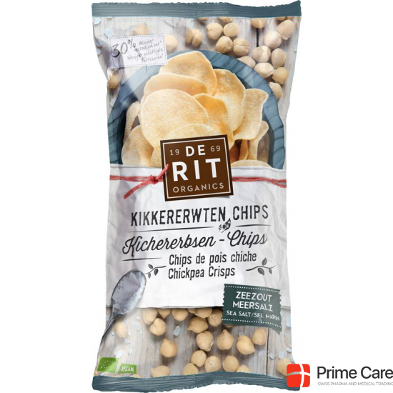 De Rit Kichererbsen-Chips Meersalz Bio 75g buy online
