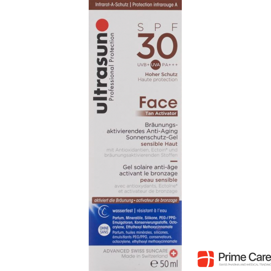 Ultrasun Face Tan Activator SPF 30 50ml buy online