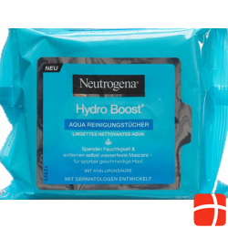 Neutrogena Hydro Boost Aqua cleaning wipes 25 pieces