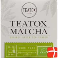 Teatox Matcha Pulver Dose 30g