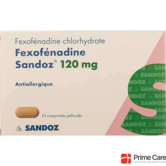 Fexofenadin Sandoz Filmtabletten 120mg 10 Stück buy online