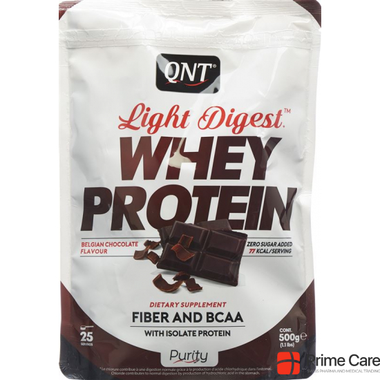Qnt Light Digest Whey Protein Belgian Choco 500g buy online