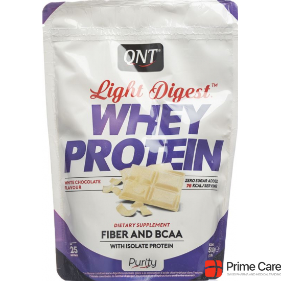 Qnt Light Digest Whey Protein White Choco 500g buy online