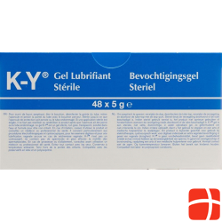 K Y Gelee Gleitmittel Steril (neu) 48x 5g