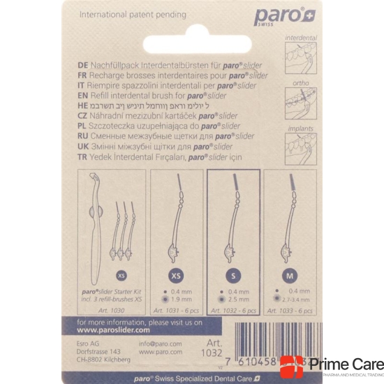 Paro Slider Refill-Brushes S 6 Stück buy online