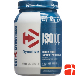 Dymatize Iso 100 Zero Carb Gourmet Vanilla 900g