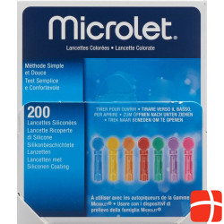 Microlet Lanzetten Farbig 200 Stück