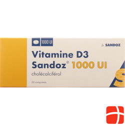 Vitamin D3 Sandoz Tabletten 1000 Ie 50 Stück